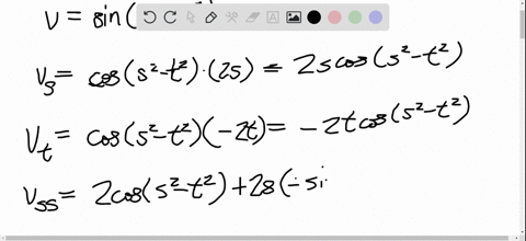 find-all-the-second-partial-derivatives-v-sin-s2-t2
