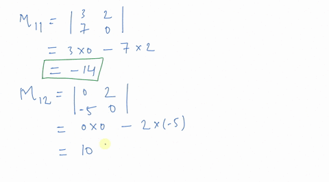 find-all-the-minors-and-cofactors-of-the-elements-in-the-matrix-leftbeginarrayrrr-2-4-1-0-3-2-5-7-0-