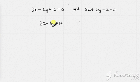 one-of-the-bisectors-of-the-angles-between-the-lines-3-x-4-y120-and-4-x3-y20-is-a-x7-y-100-b-x-7-y10
