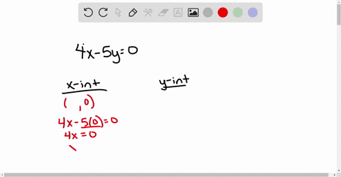 find-the-x-intercept-and-the-y-intercept-for-the-graph-of-each-equation-see-examples-1-6-4-x-5-y0