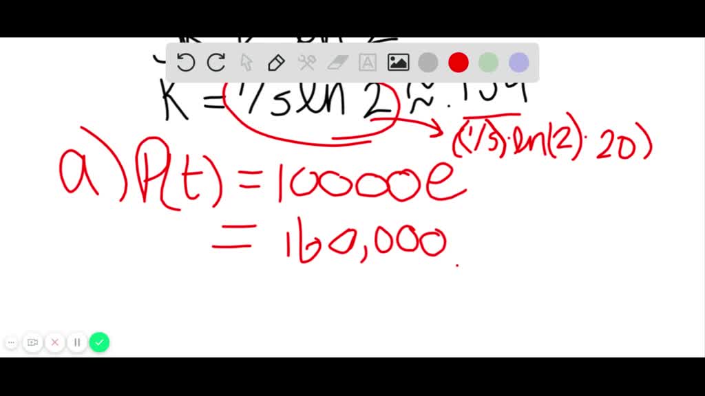 SOLVED Population Growth A Certain City Had A Population Of 25 000 In 
