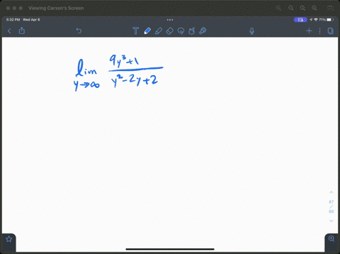 find-the-limits-lim-_y-rightarrow-infty-frac9-y31y2-2-y2-hint-divide-numerator-and-denominator-by-y2