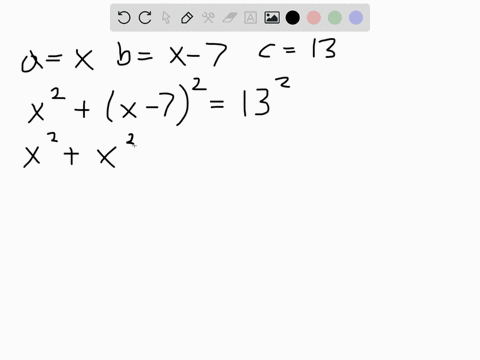one-leg-of-a-right-triangle-is-7-mathrmcm-shorter-than-the-other-leg-the-length-of-the-hypotenuse-is