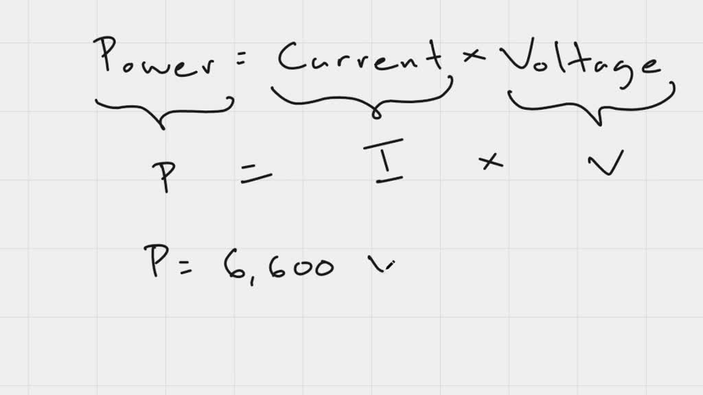 A clothes dryer uses 6600 W of power when connected to a 220 V ac line