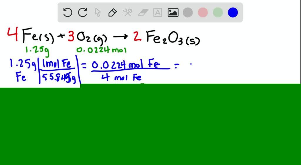 SOLVEDIf steel wool (iron) is heated until it glows and is placed in a