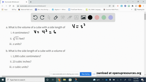 a-what-is-the-volume-of-a-cube-with-a-side-length-of-i-4-centimeters-ii-sqrt311-feet-iii-s-units-b-w
