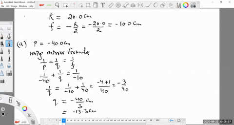 a-concave-spherical-mirror-has-a-radius-of-curvature-of-magnitude-200-mathrmcm-a-find-the-location-2