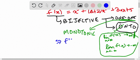 find-the-set-of-all-values-of-a-for-which-fxx3a2-x23-a-x5-is-invertible