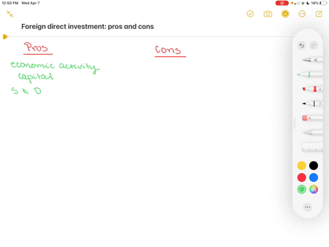 what-are-the-advantages-of-a-large-supply-of-foreign-investment-in-a-domestic-economy-what-are-the-d