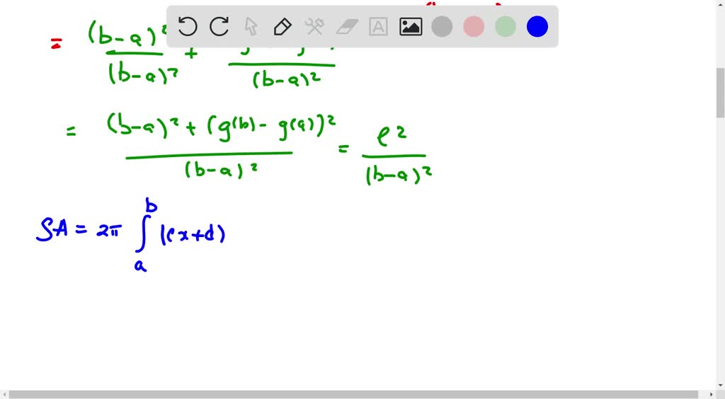 SOLVED Surface Area Of A Frustum Show That The Surface Area Of The