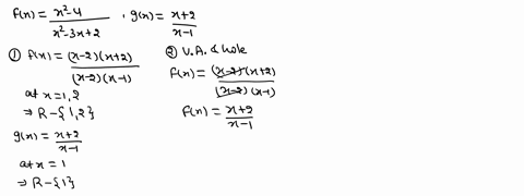 a-determine-the-domains-of-f-and-g-b-find-any-vertical-asymptotes-and-holes-in-the-graphs-of-f-and-4
