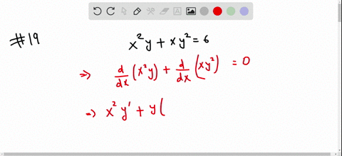 use-implicit-differentiation-to-find-d-y-d-x-in-exercises-19-32-x2-yx-y26