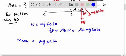 a-small-package-is-deposited-by-the-conveyor-belt-onto-the-30circ-ramp-at-a-with-a-velocity-of-08-ma