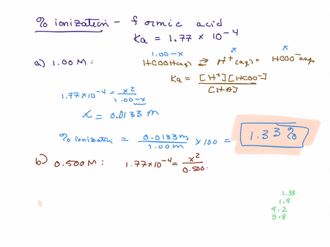 calculate-the-percent-ionization-of-a-formic-acid-solution-having-the-given-concentration-a-100-ma-2