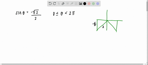 solve-the-given-trigonometric-equation-exactly-over-the-indicated-interval-sin-theta-fracsqrt22-0--2