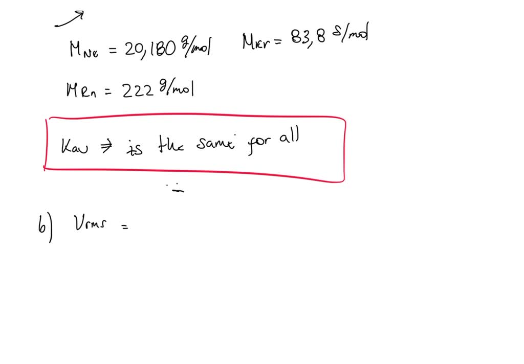 SOLVED A flask contains a mixture of neon (Ne), krypton (Kr), and
