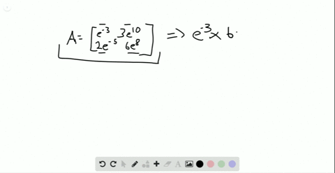 evaluate-the-determinant-of-the-given-matrix-aleftbeginarraylle-3-3-e10-2-e-5-6-e8endarrayright