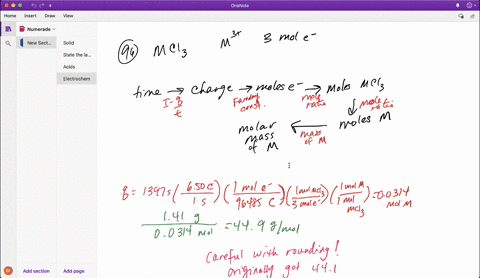 electrolysis-of-a-molten-metal-chloride-leftmathrmmcl_3right-using-a-current-of-650-mathrma-for-1397