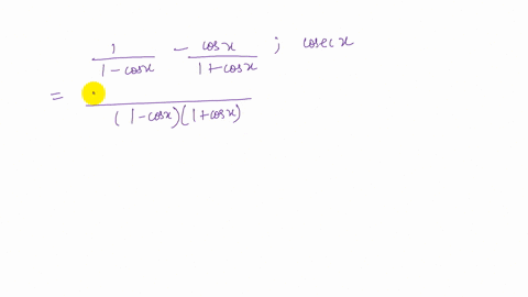 rewrite-each-expression-in-terms-of-the-given-function-or-functions-frac11-cos-x-fraccos-x1cos-x-c-2