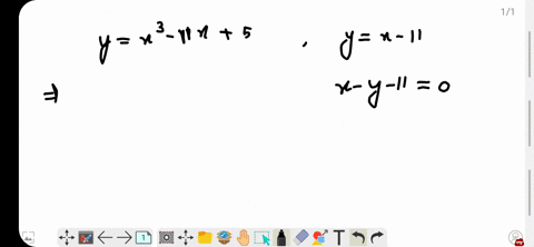 find-the-point-on-the-curve-yx3-11-x5-at-which-the-tangent-is-yx-11