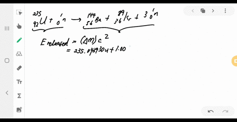at-the-beginning-of-section-437-the-equation-of-a-fission-process-is-given-in-which-235-mathrmu-is-2