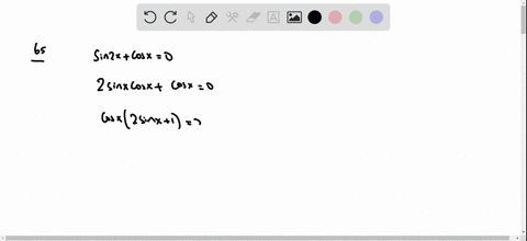 use-a-double-or-half-angle-formula-to-solve-the-equation-in-the-interval-02-pi-sin-2-xcos-x0