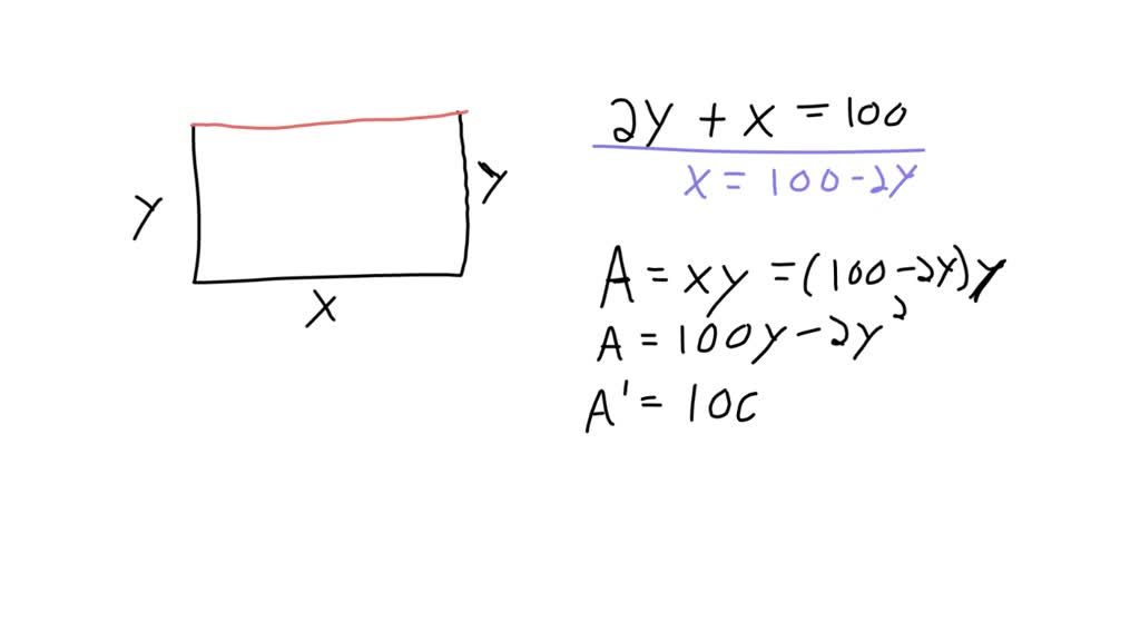 Determine the area of the largest piece of rectangular ground that can