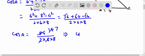 in-7-12-find-the-cosine-of-each-angle-of-the-given-triangle-in-triangle-a-b-c-a4-b6-c8