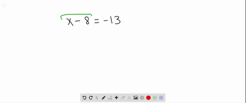 solve-the-equation-x-8-13