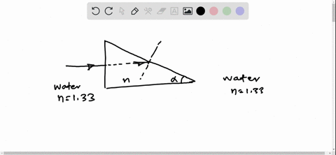 light-is-incident-along-the-normal-to-face-a-b-of-a-prism-that-has-a-refractive-index-n-and-an-angle