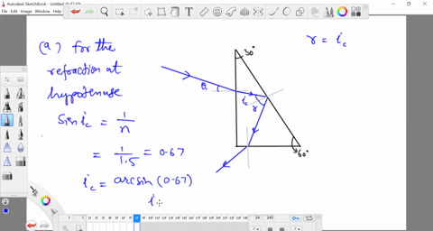 a-what-is-the-smallest-angle-theta_1-for-which-a-laser-beam-will-undergo-tir-on-the-hypotenuse-of-th