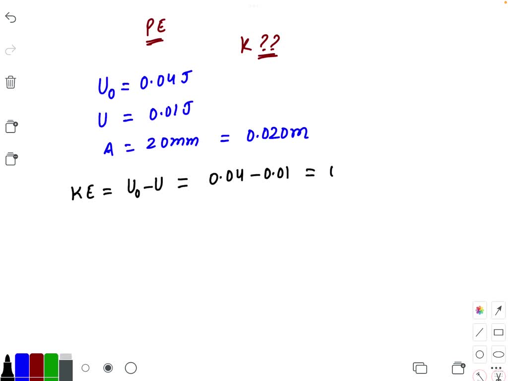 SOLVEDThe variation of potential energy of harmonic oscillator is as