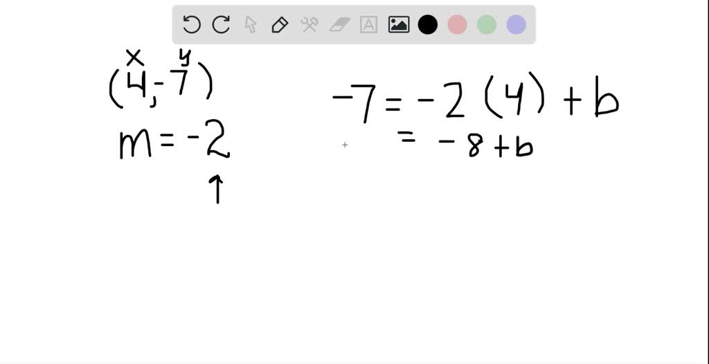 SOLVED:Write an equation for each line described.…