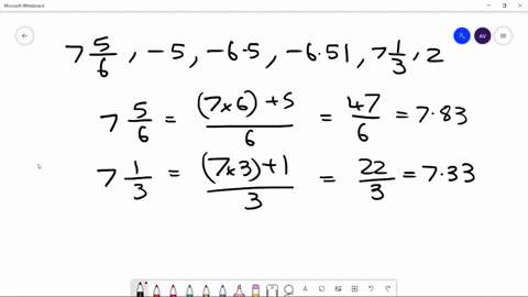 write-each-group-of-numbers-from-smallest-to-largest-7-frac56-5-65-6517-frac13-2