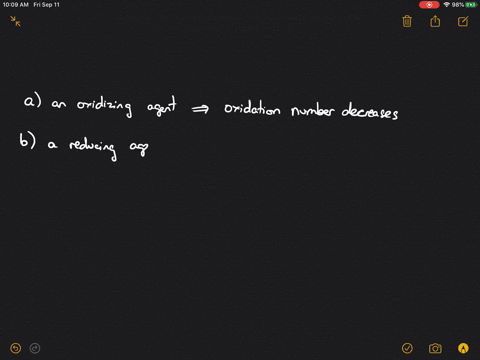 tell-for-each-of-the-following-substances-whether-the-oxidation-number-increases-or-decreases-in-a-r