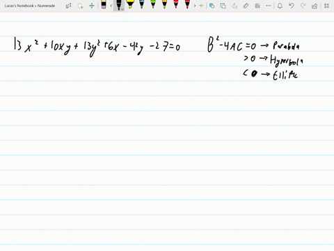 identify-the-type-of-curve-that-each-equation-represents-by-evaluating-b2-4-a-c-13-x210-x-y13-y26--2