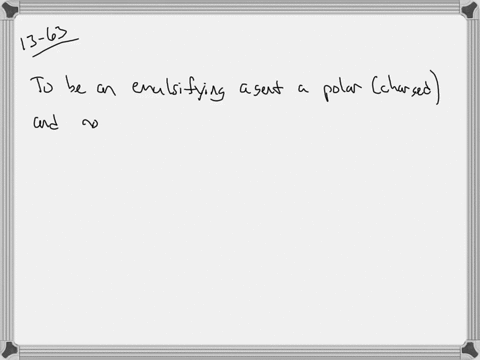 why-would-a-substance-that-contains-only-ionic-bonds-not-work-as-an-emulsifying-agent