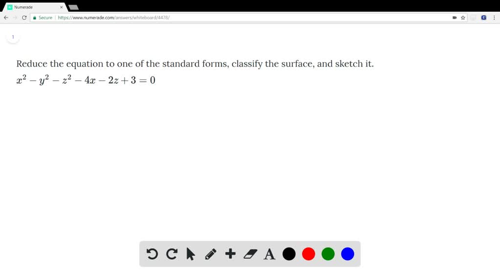 solved-reduce-the-equation-to-one-of-the-standard-forms-classify-the