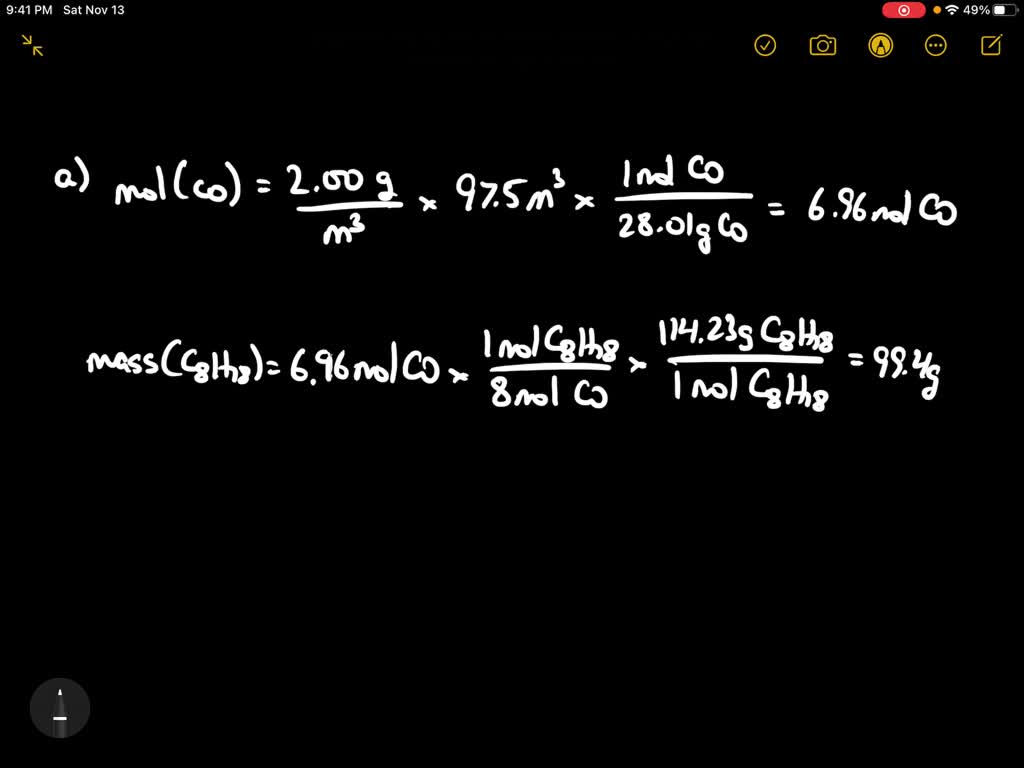 SOLVED(a) When n heptane burns in a gasoline engine, the combustion