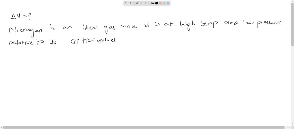 Nitrogen in a rigid vessel is cooled by rejecting 100 kJ / kg of heat ...