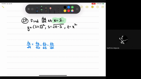 find-d-y-d-x-at-x2-ys32-ssqrtt-3-tx2