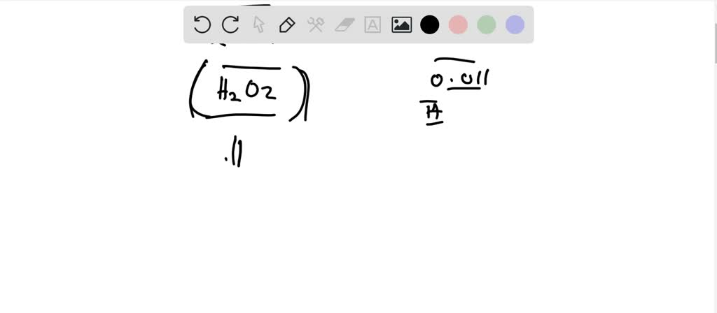 Solved: A Molecular Model Of Hydrogen Peroxide Is Shown Below. Write 