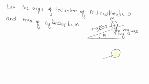a-cylinder-roll-up-an-inclined-plane-reaches-some-height-and-then-rolls-down-without-slipping-throug