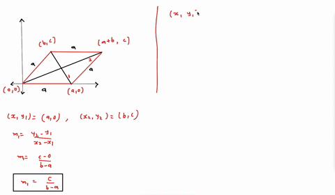 SOLVED:Prove analytically that if the diagonals of a quadrilateral ...