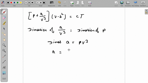 the-equation-of-state-of-a-gas-is-given-by-leftpfracav3rightleftv-b2rightc-t-where-p-v-t-are-pressur