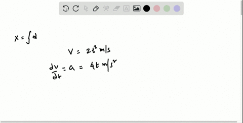 a-particle-moving-along-the-x-axis-has-its-velocity-described-by-the-function-v_x2-t2-mathrmm-mathrm