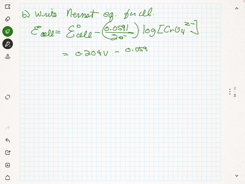 a-chemist-wishes-to-determine-the-concentration-of-mathrmcro_4-2-electrochemically-a-cell-is-constru