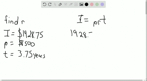 SOLVED:Simple Interest Simple interest is calculated using the simple ...