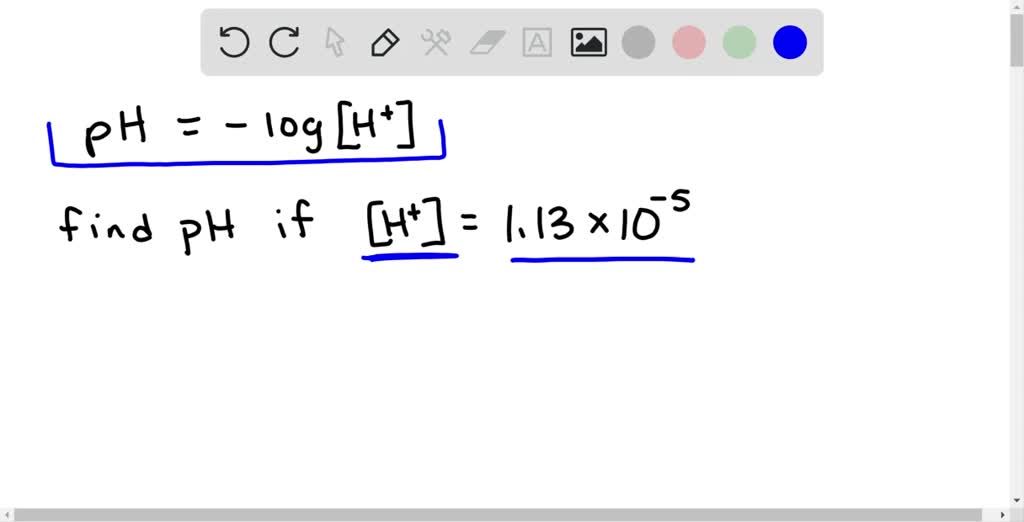 Ph Level Math Formula SOLVED:pH Levels In Exercises 51-56 , use the acidity model given by p ...