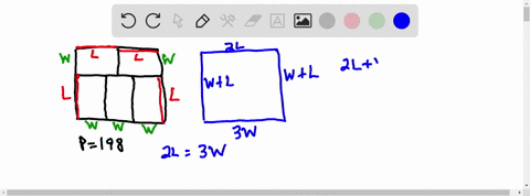 a-rectangle-with-perimeter-198-mathrmcm-is-divided-into-five-congruent-rectangles-as-shown-in-the-di